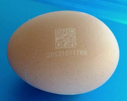 鸡蛋上激光打标图案 鸡蛋上激光打标图案