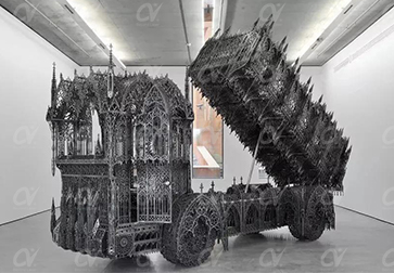 激光切割机在金属雕塑艺术品上的应用