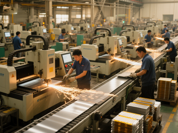 新能源电池极片激光切割 (4)