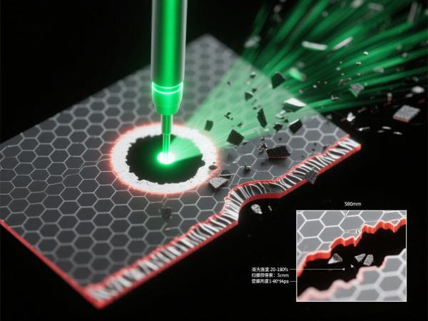石墨烯导电膜飞秒激光蚀刻 (6)