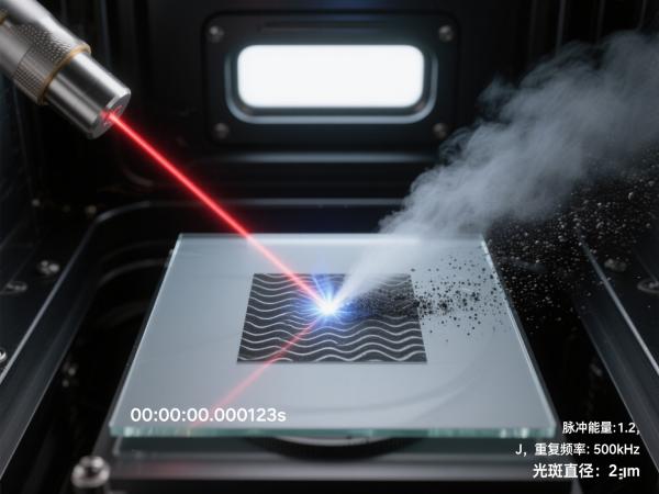 石墨烯导电膜飞秒激光蚀刻 (7)