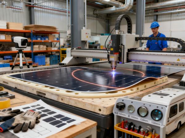 柔性太阳能板激光切割 (8)