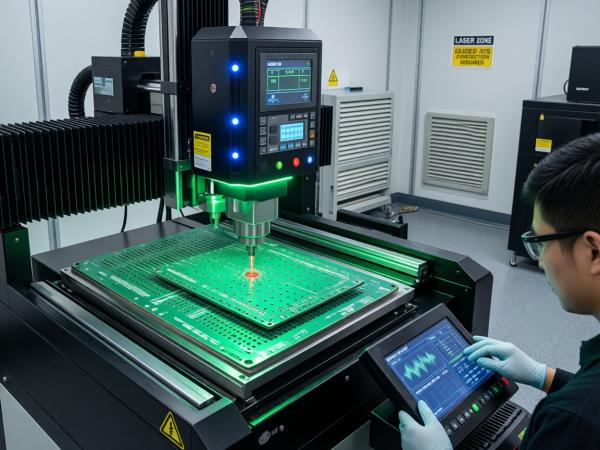 PBA板绿光皮秒激光微孔加工 (7)