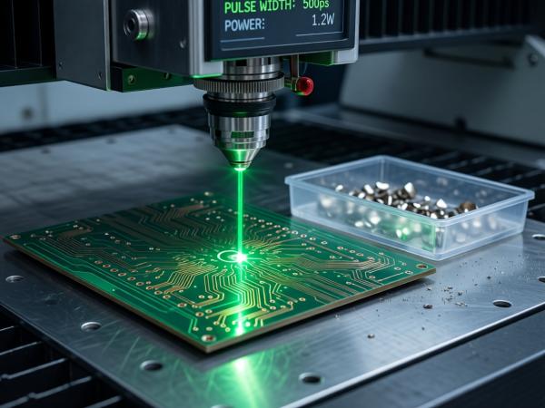 PBA板绿光皮秒激光微孔加工 (8)